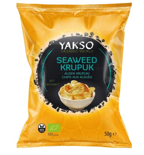PRAŻYNKI Z ALGAMI WAKAME (KRUPUK) BIO 50 g - YAKSO PRAŻYNKI Z ALGAMI WAKAME (KRUPUK) BIO 50 g - YAKSO