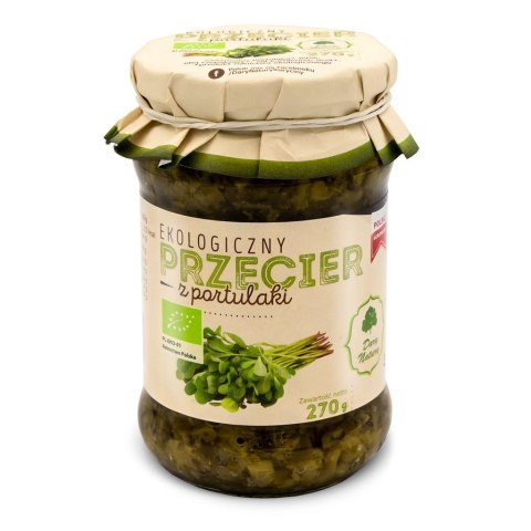 PRZECIER Z PORTULAKI BIO 270 g - DARY NATURY PRZECIER Z PORTULAKI BIO 270 g - DARY NATURY