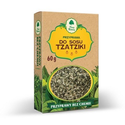 PRZYPRAWA DO SOSU TZATZIKI 60 g - DARY NATURY PRZYPRAWA DO SOSU TZATZIKI 60 g - DARY NATURY