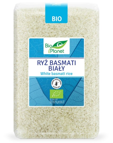 RYŻ BASMATI BIAŁY BEZGLUTENOWY BIO 2 kg - BIO PLANET RYŻ BASMATI BIAŁY BEZGLUTENOWY BIO 2 kg - BIO PLANET