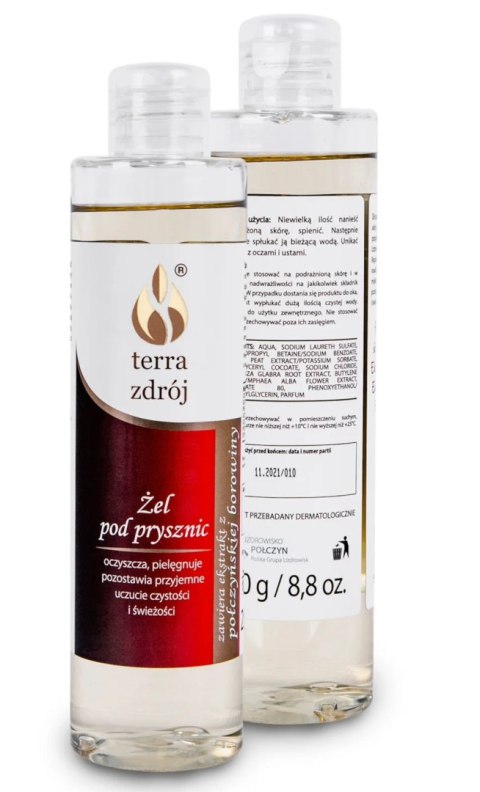 ŻEL POD PRYSZNIC PIELĘGNUJĄCY 250 g - TERRA ZDRÓJ (SERIA BOROWINOWA) ŻEL POD PRYSZNIC PIELĘGNUJĄCY 250 g - TERRA ZDRÓJ (SERIA BOROWINOWA)