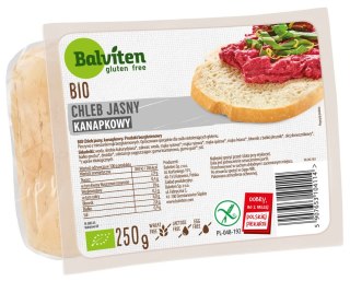 CHLEB JASNY KANAPKOWY KROJONY BEZGLUTENOWY BIO 250 g - BALVITEN