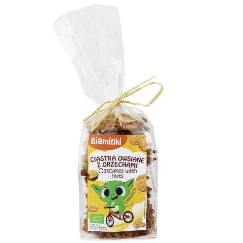 CIASTKA OWSIANE Z ORZECHAMI WŁOSKIMI BIO 170 g - BIOMINKI CIASTKA OWSIANE Z ORZECHAMI WŁOSKIMI BIO 170 g - BIOMINKI