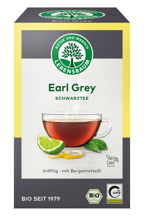 HERBATA CZARNA EARL GREY BIO (20 x 2 g) 40 g - LEBENSBAUM HERBATA CZARNA EARL GREY BIO (20 x 2 g) 40 g - LEBENSBAUM