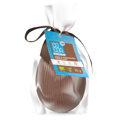 JAJKO Z CZEKOLADY KOKOSOWEJ BEZ DODATKU CUKRÓW BIO 55 g - COCOA (PRODUKT SEZONOWY) JAJKO Z CZEKOLADY KOKOSOWEJ BEZ DODATKU CUKRÓW BIO 55 g - COCOA (PRODUKT SEZONOWY)