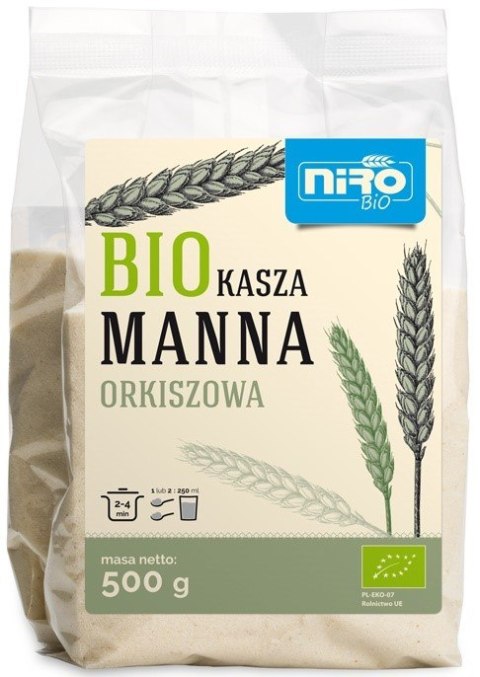 KASZA MANNA ORKISZOWA BIO 500 g - NIRO KASZA MANNA ORKISZOWA BIO 500 g - NIRO