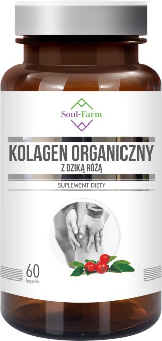 KOLAGEN MORSKI Z DZIKĄ RÓŻĄ 60 KAPSUŁEK - SOUL FARM