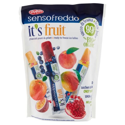 LODY OWOCOWE DO ZAMROŻENIA BIO (10 x 40 ml) 400 ml - SENSOFREDDO (DOLFIN) LODY OWOCOWE DO ZAMROŻENIA BIO (10 x 40 ml) 400 ml - SENSOFREDDO (DOLFIN)