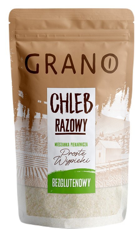 MIESZANKA DO WYPIEKU CHLEBA RAZOWEGO BEZGLUTENOWA 500 g - GRANO MIESZANKA DO WYPIEKU CHLEBA RAZOWEGO BEZGLUTENOWA 500 g - GRANO