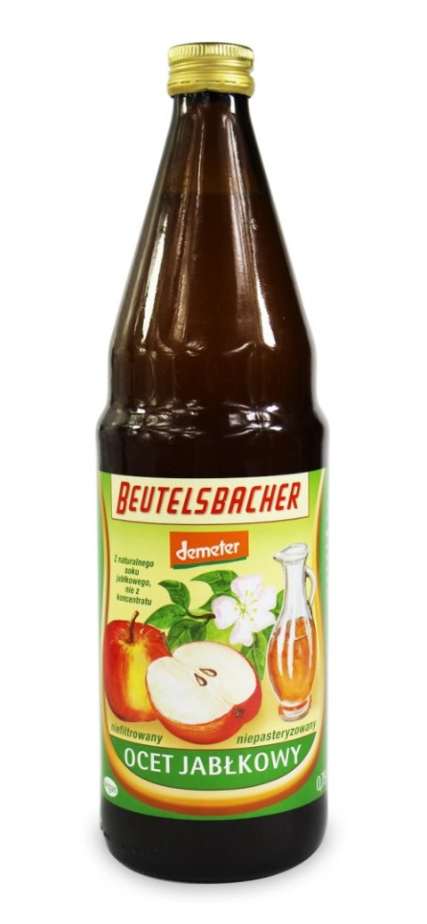 OCET JABŁKOWY 5 % NIEFILTROWANY DEMETER BIO 750 ml - BEUTELSBACHER OCET JABŁKOWY 5 % NIEFILTROWANY DEMETER BIO 750 ml - BEUTELSBACHER