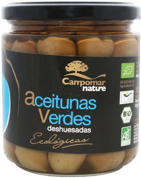 OLIWKI ZIELONE BEZ PESTKI BIO 350 g - CAMPOMAR NATURE OLIWKI ZIELONE BEZ PESTKI BIO 350 g - CAMPOMAR NATURE