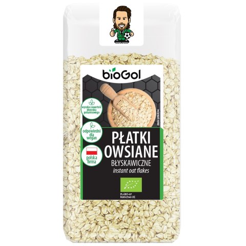 PŁATKI OWSIANE BŁYSKAWICZNE BIO 300 g - BIOGOL PŁATKI OWSIANE BŁYSKAWICZNE BIO 300 g - BIOGOL