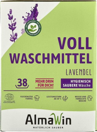 PROSZEK DO PRANIA UNIWERSALNY LAWENDOWY ECO 2 kg (38 PRAŃ) - ALMAWIN