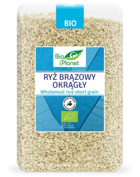 RYŻ BRĄZOWY OKRĄGŁY BIO 2 kg - BIO PLANET RYŻ BRĄZOWY OKRĄGŁY BIO 2 kg - BIO PLANET