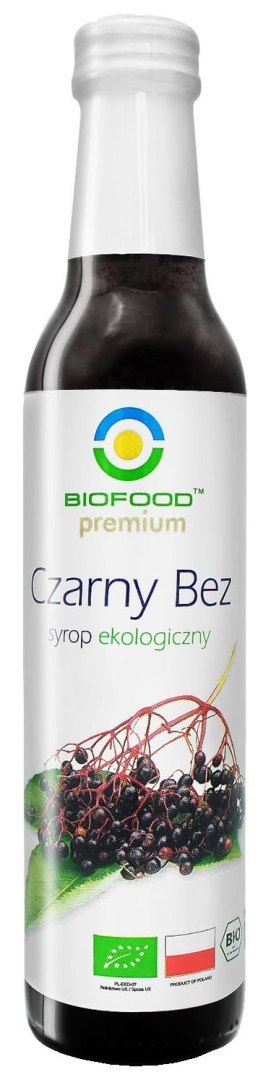 SYROP Z CZARNEGO BZU BIO 250 ml - BIO FOOD