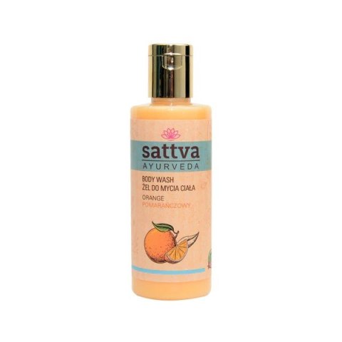 ŻEL DO MYCIA CIAŁA POMARAŃCZOWY 210 ml - SATTVA (AYURVEDA) ŻEL DO MYCIA CIAŁA POMARAŃCZOWY 210 ml - SATTVA (AYURVEDA)