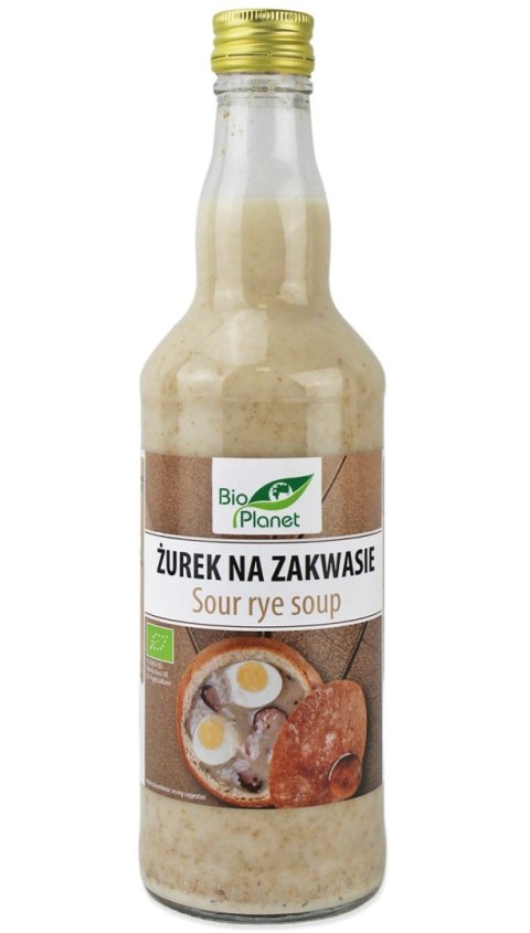 ŻUREK NA ZAKWASIE NIEPASTERYZOWANY BIO 500 ml - BIO PLANET ŻUREK NA ZAKWASIE NIEPASTERYZOWANY BIO 500 ml - BIO PLANET